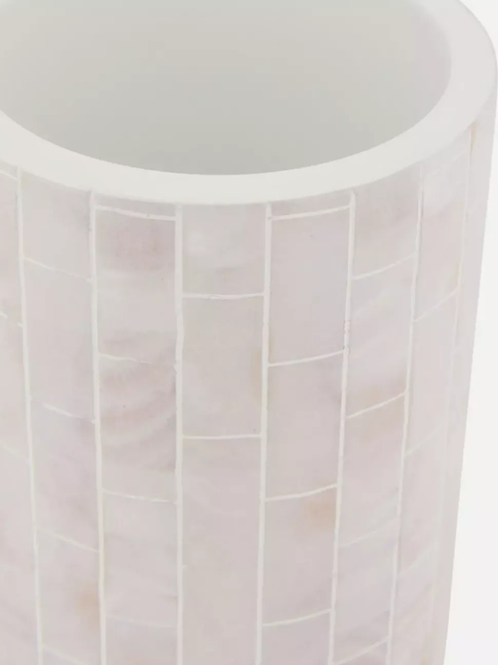 Kubek łazienkowy z perłowym wzorem