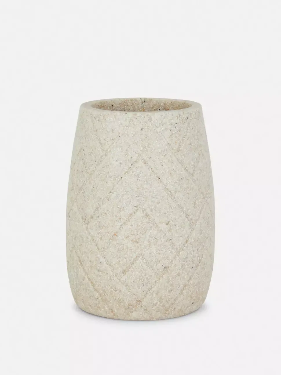 Kubek łazienkowy ze wzorem w jodełkę