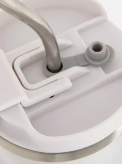 Kubek podróżny 1,2 l ze stali nierdzewnej ze słomką