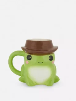 Kubek w kształcie żabki w kowbojskim kapeluszu