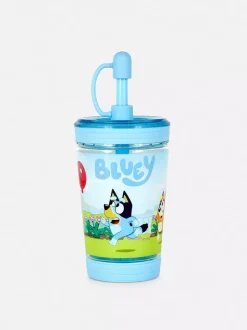 Kubek ze słomką z motywem Blue