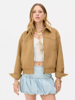 Kurtka bomberka ze sztucznego zamszu Rita Ora