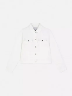 Kurtka jeansowa z efektem znoszenia