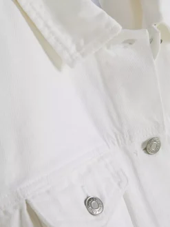 Kurtka jeansowa z efektem znoszenia