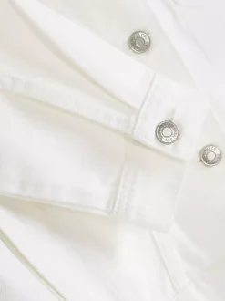 Kurtka jeansowa z efektem znoszenia