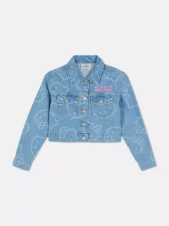Kurtka jeansowa z motywem Hello Kitty i przyjaciół