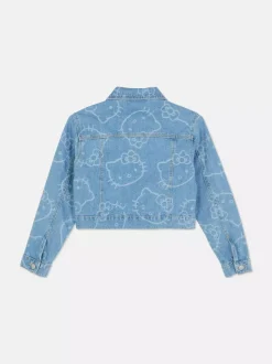 Kurtka jeansowa z motywem Hello Kitty i przyjaciół