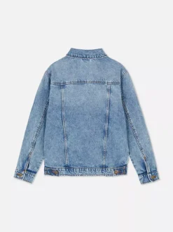 Kurtka jeansowa zapinana na guziki