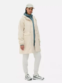 Kurtka przeciwdeszczowa z kapturem z tkaniny ripstop