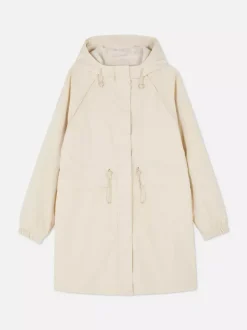 Kurtka przeciwdeszczowa z kapturem z tkaniny ripstop