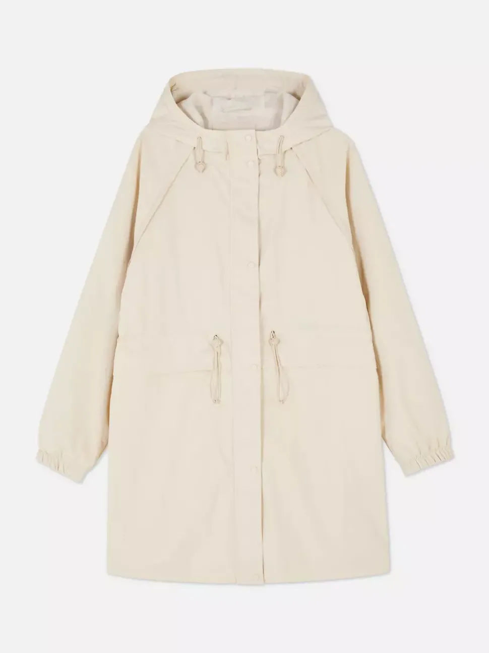 Kurtka przeciwdeszczowa z kapturem z tkaniny ripstop