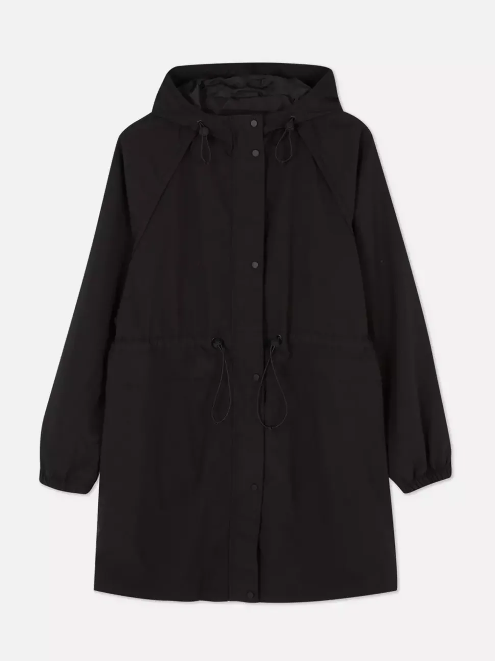 Kurtka przeciwdeszczowa z kapturem z tkaniny ripstop