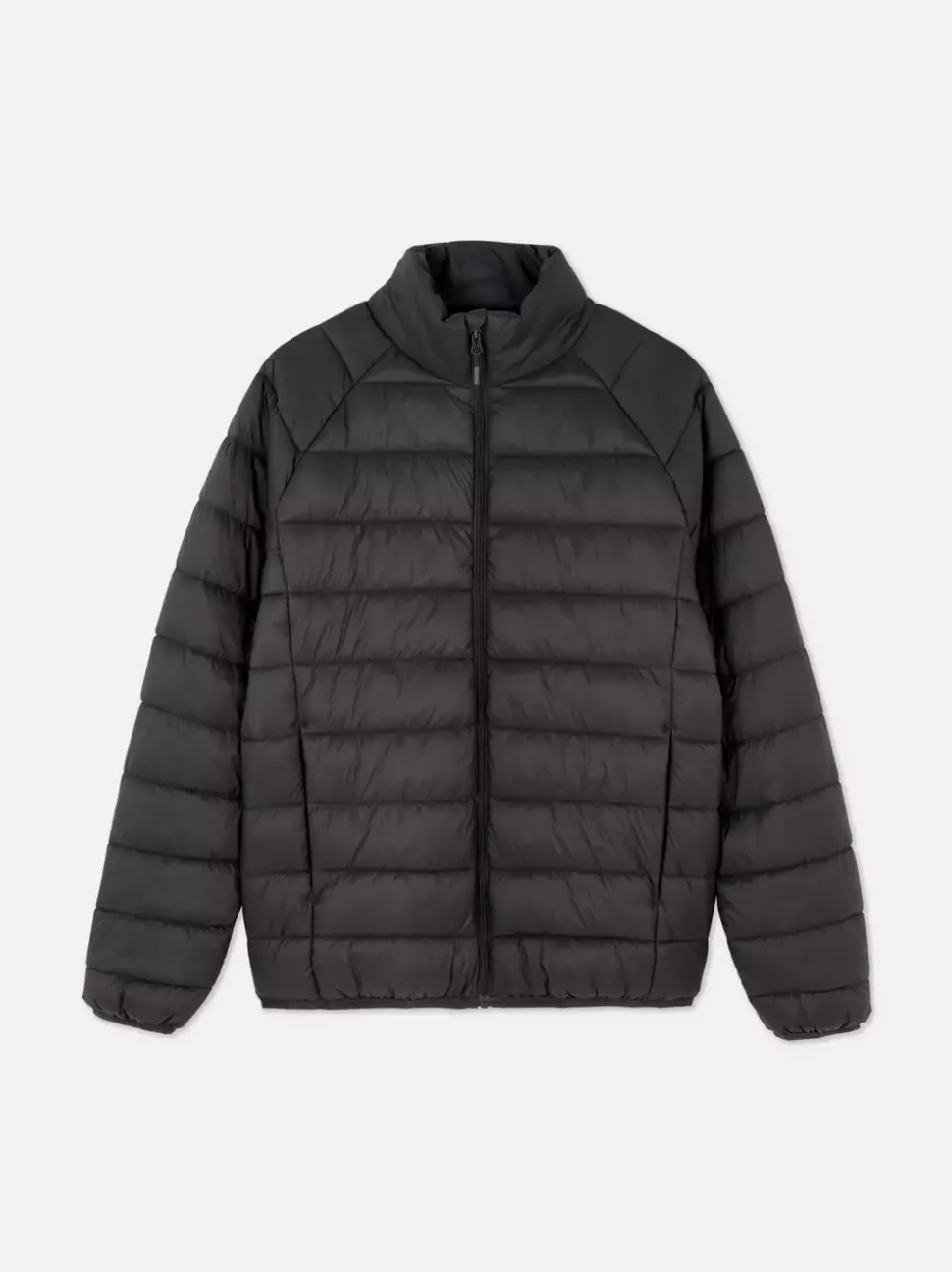 Kurtka puchowa z kołnierzem kominowym