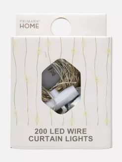 Kurtyna świetlna, 200 lampek LED