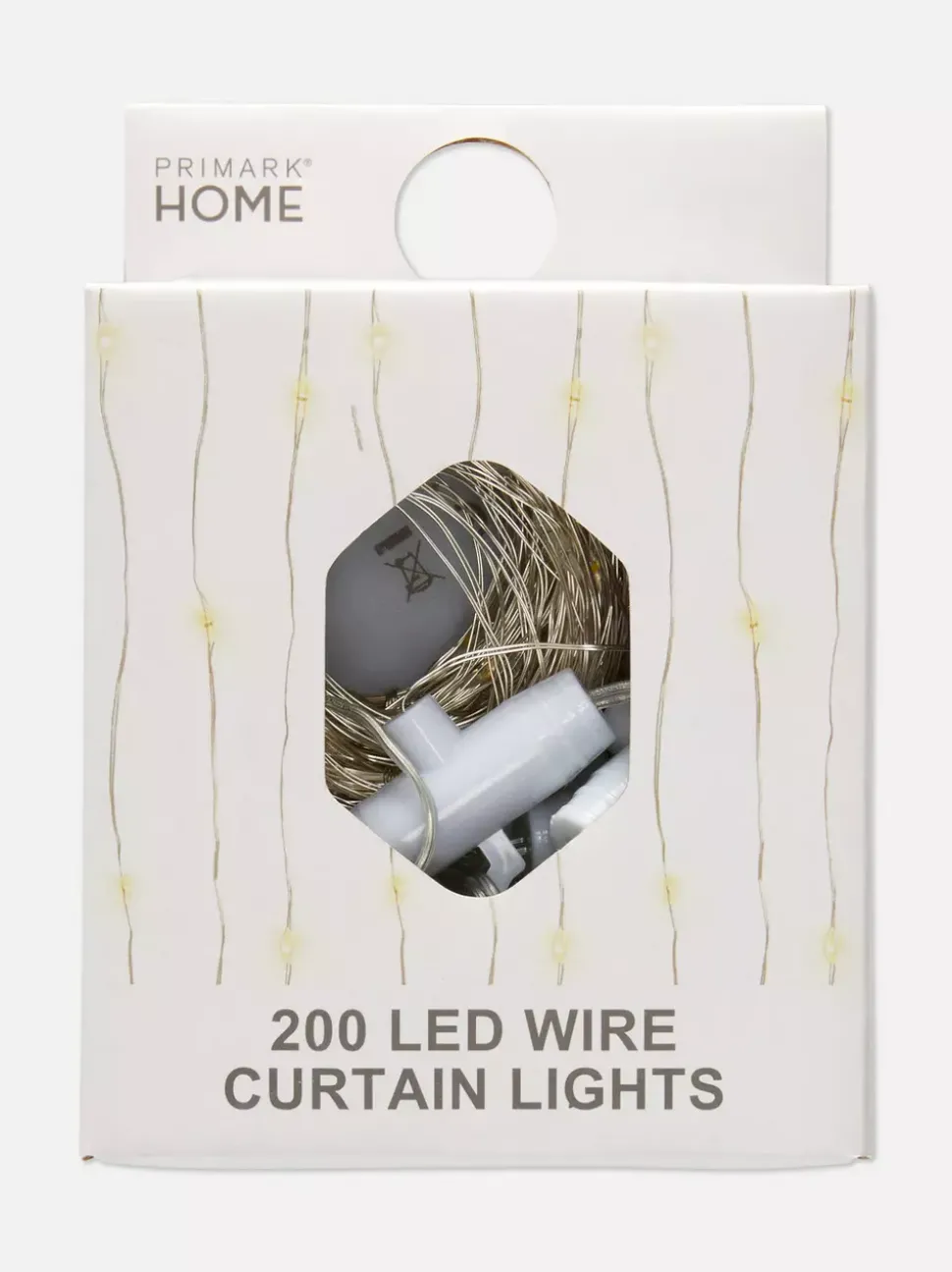 Kurtyna świetlna, 200 lampek LED