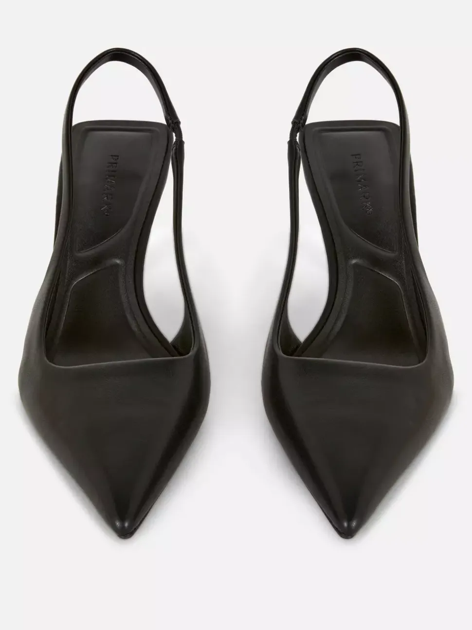 Lakierowane czółenka ze sztucznej skóry z paskiem