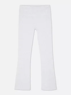 Legginsy do jogi z rozkloszowanymi nogawkami