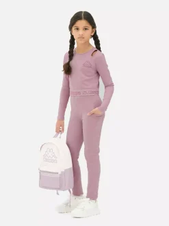 Legginsy sportowe z logo Kappa x Primark