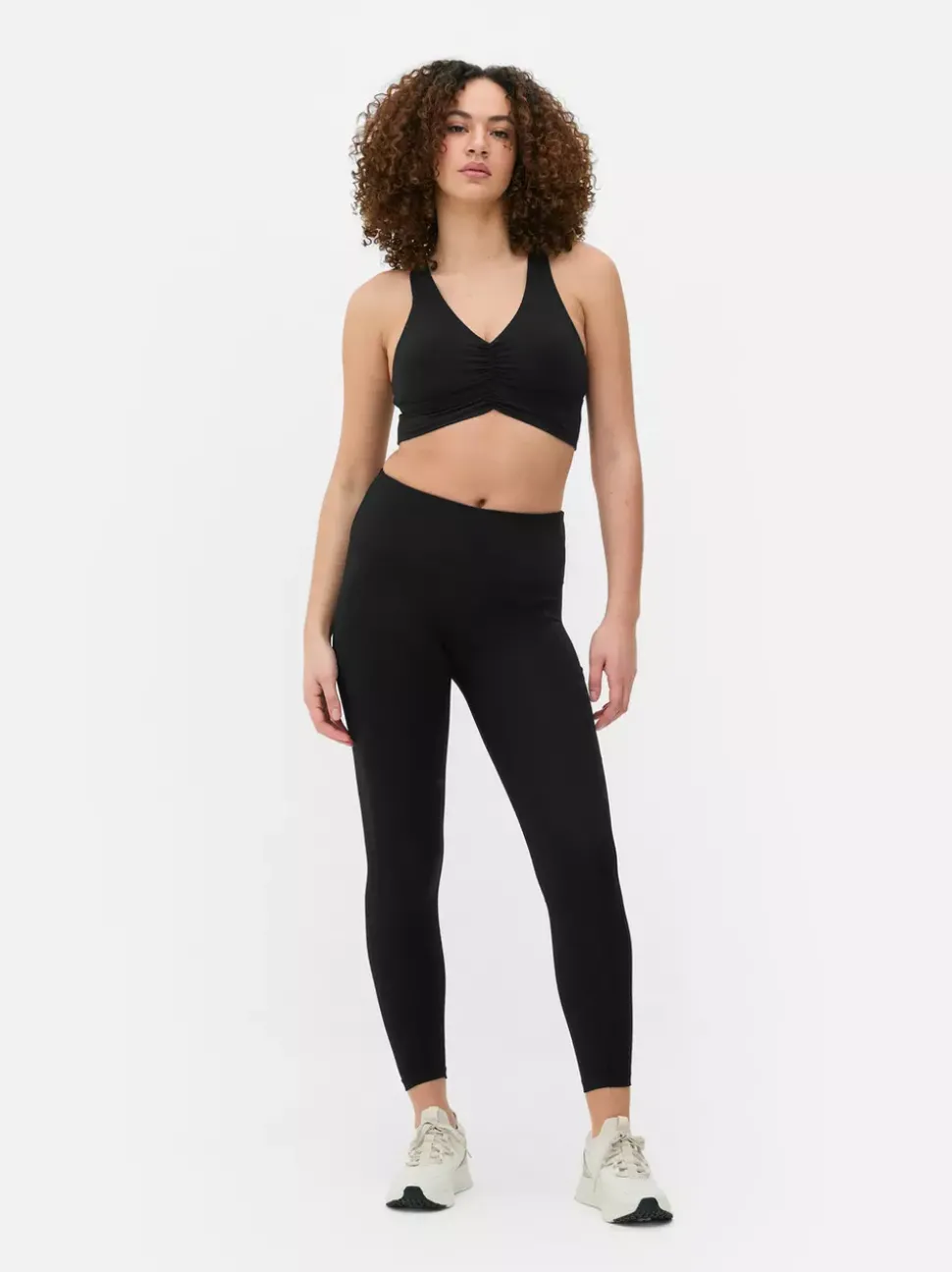 Legginsy treningowe z wysokim stanem