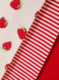 Legginsy z nadrukiem, 3 pary