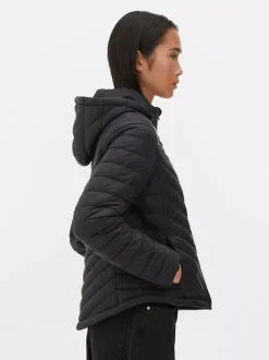 Lekka kurtka puchowa z kapturem