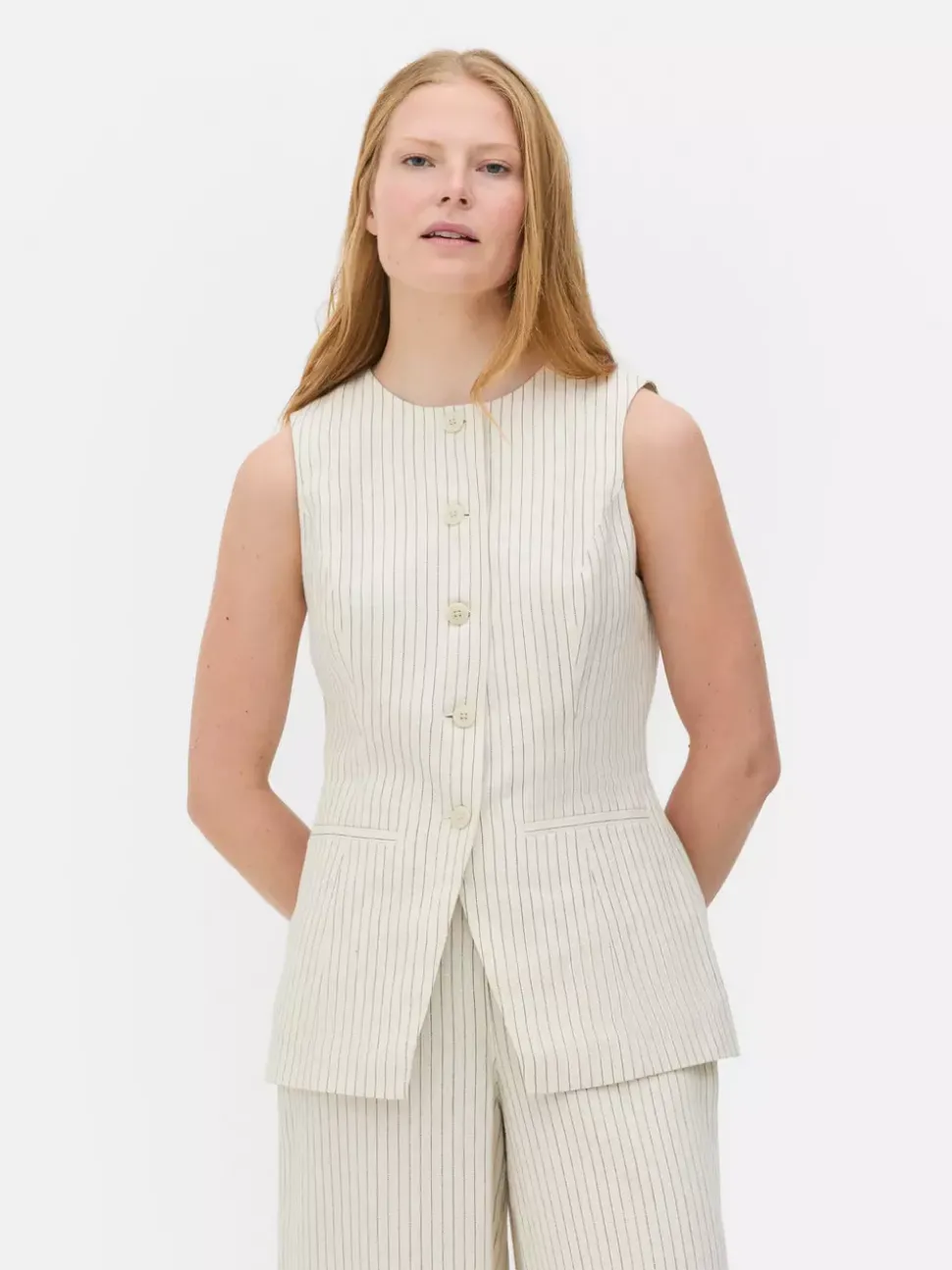 Lniana kamizelka The Edit