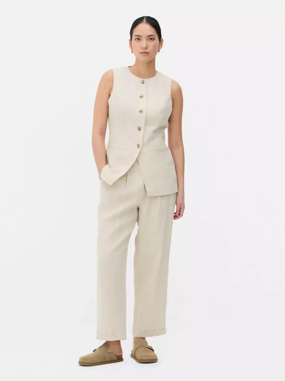 Lniana kamizelka The Edit