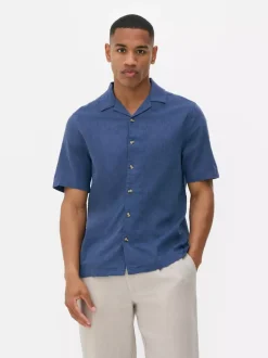 Lniany T-shirt z krótkim rękawem, część zestawu