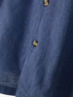 Lniany T-shirt z krótkim rękawem, część zestawu