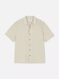 Lniany T-shirt z krótkim rękawem, część zestawu