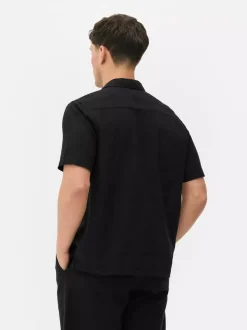 Lniany T-shirt z krótkim rękawem, część zestawu