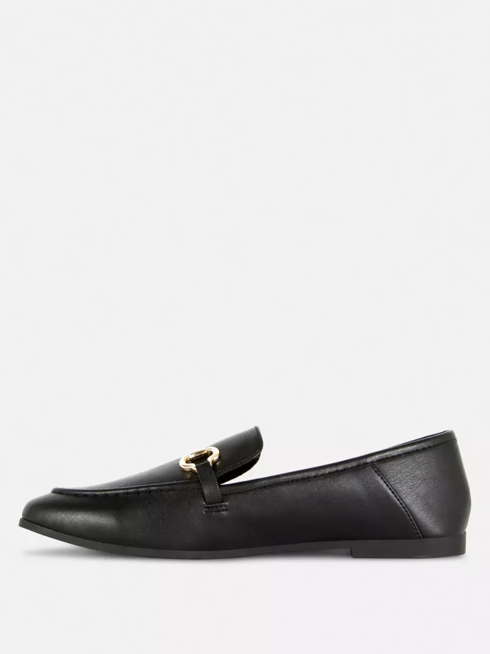 Loafersy ze sztucznej skóry z klamrą