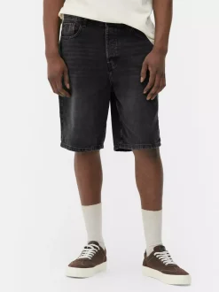 Luźne spodenki jeansowe