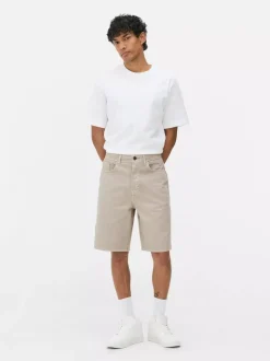 Luźne spodenki jeansowe