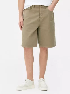 Luźne spodenki jeansowe