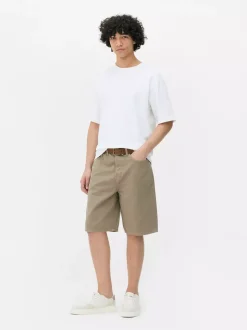 Luźne spodenki jeansowe