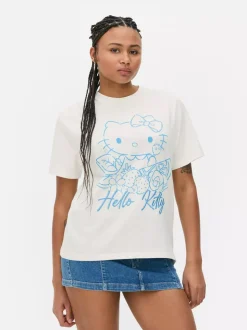 Luźny T-shirt z wizerunkiem Hello Kitty