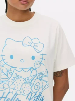 Luźny T-shirt z wizerunkiem Hello Kitty