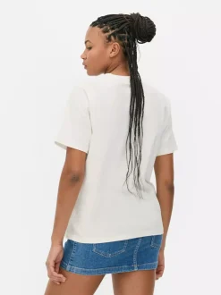 Luźny T-shirt z wizerunkiem Hello Kitty