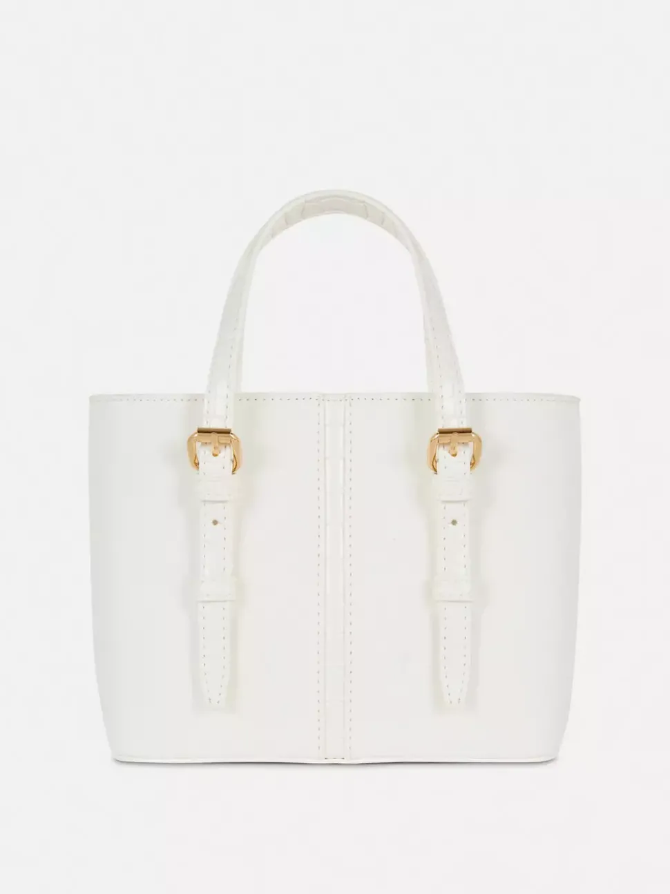 Mała torba shopper typu bucket ze sztucznej skóry