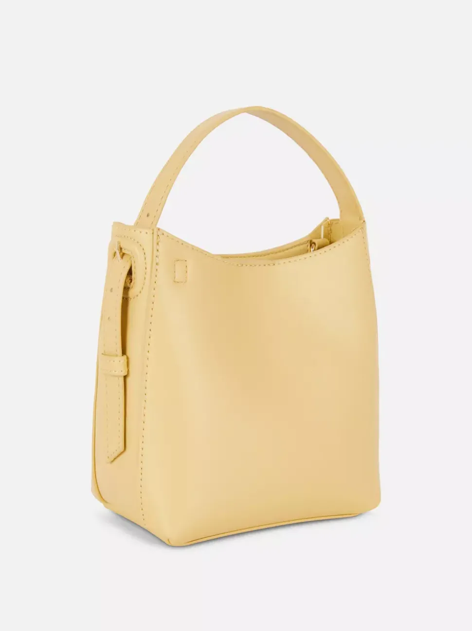 Mała torba shopper typu bucket z paskiem