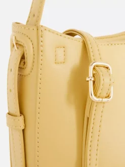 Mała torba shopper typu bucket z paskiem