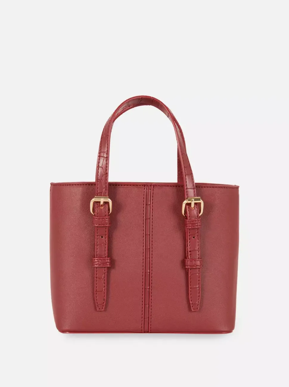 Mała torba shopper typu bucket ze sztucznej skóry