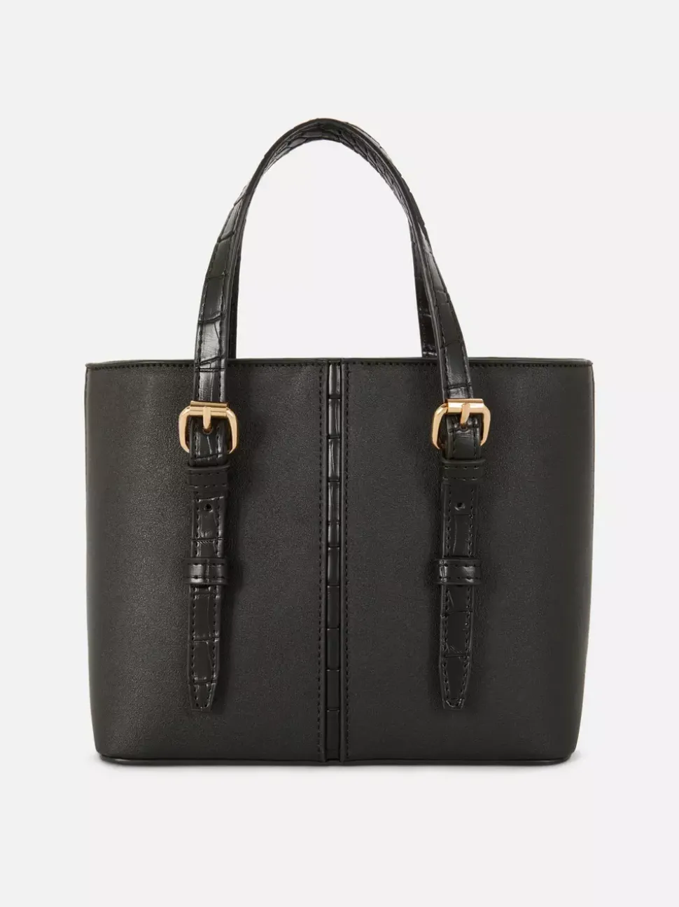 Mała torba shopper typu bucket ze sztucznej skóry