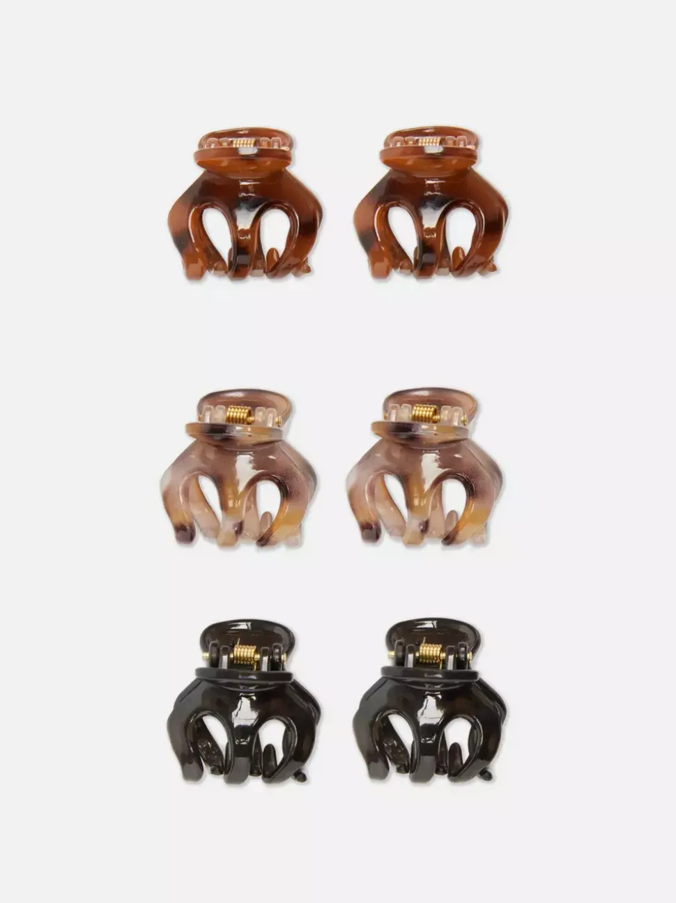 Małe spinki do włosów, 6 szt.