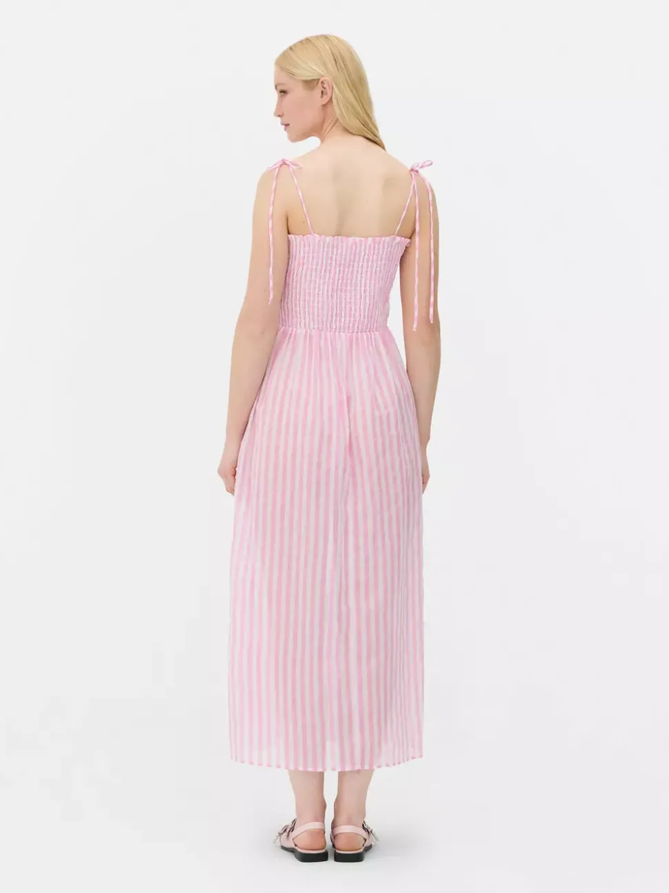 Marszczona sukienka midi