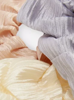 Marszczone gumki owijki do włosów, 3 szt.