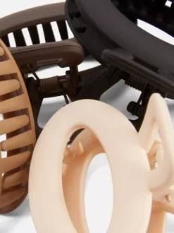 Matowe klamry do włosów, 4 szt.