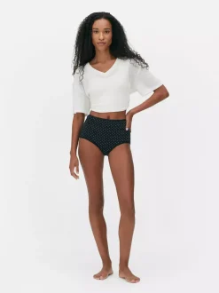 Menstruacyjne figi z wysokim stanem, 3 pary