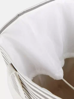 Miękki kosz na pranie w paski